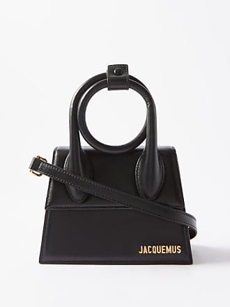 Jacquemus | Men Le Gadju Leather Crossbody Bag Black Unique