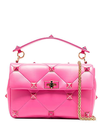 VALENTINO GARAVANI: Locò bag in smooth leather - Pink  Valentino Garavani  shoulder bag 2W0B0K30IYS online at
