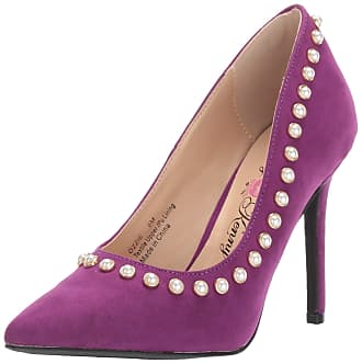 Penny Loves Kenny Womens Ozzie Pump, Purple Microsuede, 9.5 Medium US