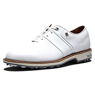 FootJoy FootJoy DryJoys Sz 12 Men White Leather Golf Shoes 53421 YGI C2S-65 