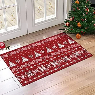  CAROMIO Christmas Door Mat Outside Entrance Non Slip