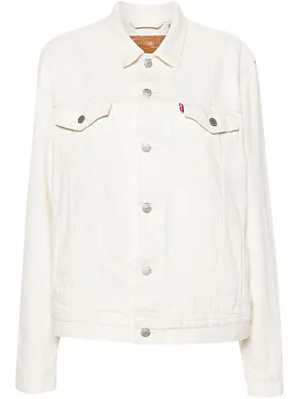 Women's levi's outlet white denim jacket