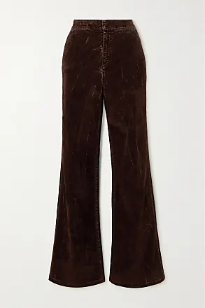 LOEWE Silk-satin straight-leg pants