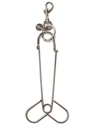 JW Anderson safety-pin pendant earrings - Silver