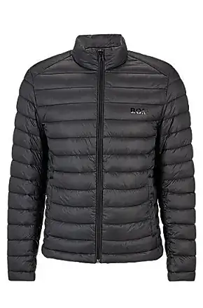 BOSS - Regular-fit button-up jacket in virgin wool