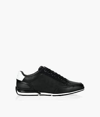 Hugo Boss Saturn Low Iux 3 50397649 001 Leather Mens Trainers Black Sneakers Sho 
