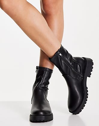 895074 Klassische Damen Stiefel Schuhe Boots Stulpen New Look