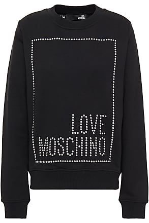 Moschino Wolle Pullover in Schwarz Damen Bekleidung Pullover und Strickwaren Pullover 