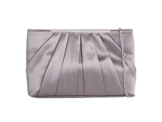 light grey clutch bolsa