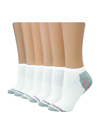 Hanes Womens 6-Pack Sport Cool Comfort No Show Casual Sock, Assorted 3, Shoe Size:6-9.5 UK (Pack of 6)