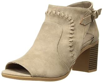 Easy Street Womens Poppet Heeled Sandal, Taupe, 6.5 N US