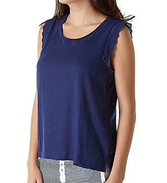 Tommy Hilfiger Women's Logo Tank Top And Ruffle Shorts Pajama Set, Navy  Blue, X-Large - Yahoo Shopping