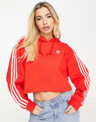 womens red adidas jumper