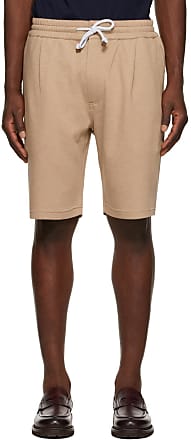 Brunello Cucinelli Cotton Bermuda in Beige for Men Save 51% Grey Mens Clothing Shorts Formal shorts and chino shorts 