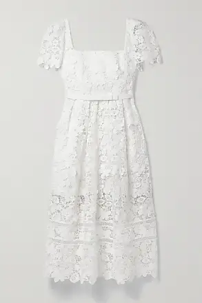 Plus Size Floral Lace Bowknot Embellished Layered Dress [35% OFF]