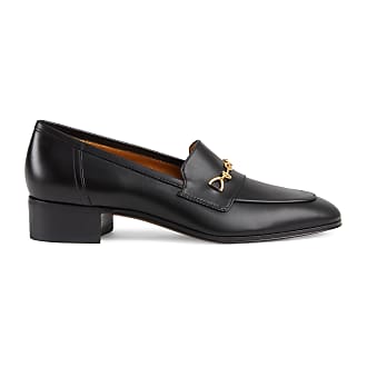 navy gucci loafers women's