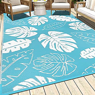  HEBE Outdoor Rug 4'x6'Waterproof Patio Mat Clearance