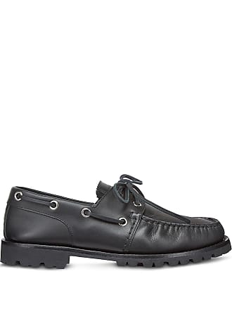 Fendi FF motif mocassin loafers - Black