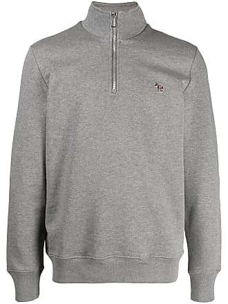 Paul Smith abstract-print Cotton-Blend Hoodie - Grey