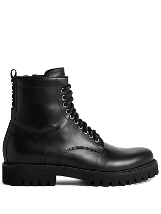 Dsquared2 Kids logo-plaque leather boots - Black