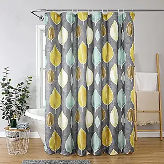 Regal Home Collections Peninsula Shower Curtain 70W x 72L - Water-Repellant  Heavyweight Fabric Shower Curtains for Bathroom - Yellow Shower Curtain ( Yellow) : : Home