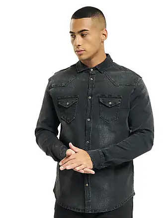 Mens 4xl best sale denim shirts