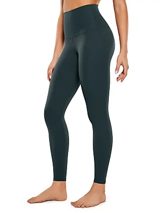 CRZ YOGA Women's Seamless Workout Leggings 25 Inches - Ribbed High Waisted  Yoga Pants Moto Gym Leggings Winter Moss X-Small : : Clothing,  Shoes & Accessories
