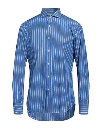 Slim Fit Dark Blue Stretch Shirt