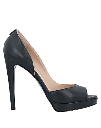 Emilia Shoes Escarpins \u00e0 bout ouvert noir style mouill\u00e9 Chaussures Escarpins Escarpins à bout ouvert 