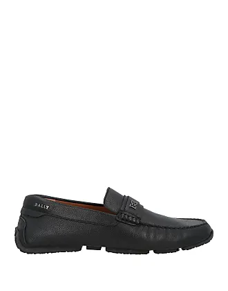 Bally Saix-U grained-leather loafers - Black