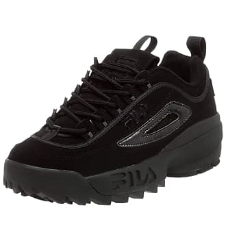 Men's Black Fila Shoes / Footwear: 90 