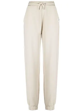Calvin Klein Jeans - Pale Beige Cotton Logo Joggers