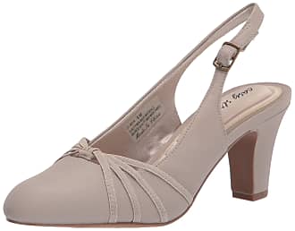 Easy Street Womens Pump, Oatmeal Linen, 8.5