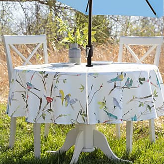 Benson Mills Flow Spillproof Tablecloth 52 x 70 Gray
