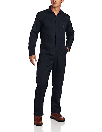 Click Polycotton Mens Stud Boiler Suit Overalls Coveralls Black Navy Royal Blue 