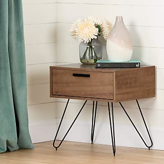 South Shore Furniture Slendel Nightstand-Exotic Wood