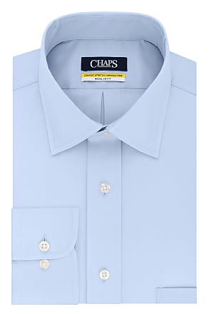 CHAPS Mens Classic Fit Long Sleeve Stretch Easy Care Shirt Button Down Shirt