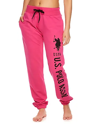 US Polo Assn. Essentials Womens Lounge Pants with Pockets, French Terry  Sweatpants for Women (Heather Grey, X-Small)