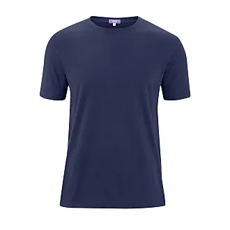 Living Crafts Herren T-Shirt, 2er-Pack - Blau (100% Bio-Baumwolle), Nachhaltige Mode, Bio Bekleidung
