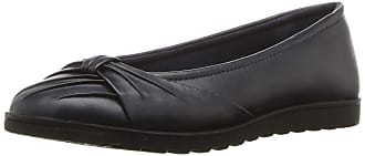 Easy Street Womens Giddy Ii Flat, Navy, 6 W US