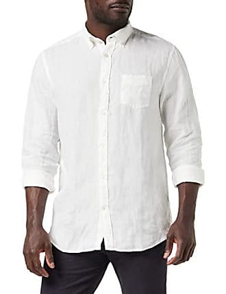 Malo Leinen Langärmeliges Leinenhemd in Weiß für Herren Herren Bekleidung Hemden Freizeithemden und Hemden 