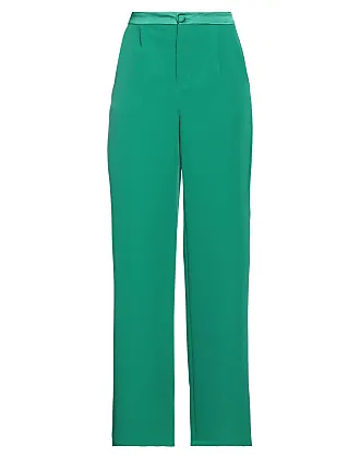 Women's Green Pleated Pants gifts - up to −86%