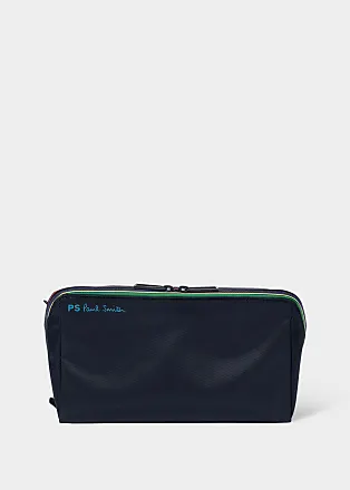 Paul Smith Black Nylon Bum Bag with Swirl Detailing