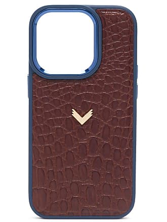 Loulou x Velante crocodile-effect iPhone 14 Pro Case - Farfetch