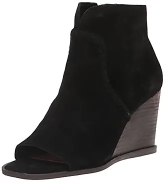 Lucky brand black suede on sale boots