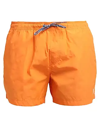 Men's Orange Swim Trunks & Swimwear