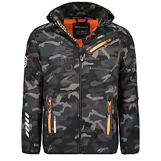 Geographical Norway ROYAUTE MEN - Giacca Softshell Impermeabile Uomo -  Giubbotto Cappuccio Traspirante All'aperto - Giacca Invernale Antivento -  Ideale Attività All'aperto 