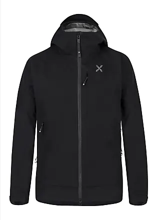 GIACCA ANTIVENTO UOMO FULL ZIP CON CAPPUCCIO IN GOTE-TEX AIR ACTIVE HOODY  NERO