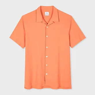 Men's Orange Short Sleeve Shirts - up to −73%