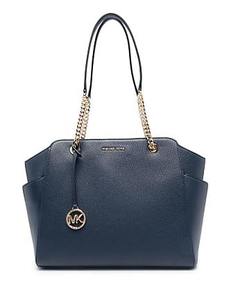 Michael Kors Bags | Michael Kors Large Charlotte Tote Bag Vista Blue | Color: Blue/Silver | Size: Os | Lotsa_Things's Closet
